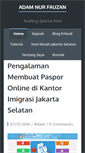 Mobile Screenshot of adamnurfauzan.com